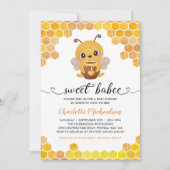 Baby shower van suikerbieten Honingraat Neutraal Kaart (Voorkant)