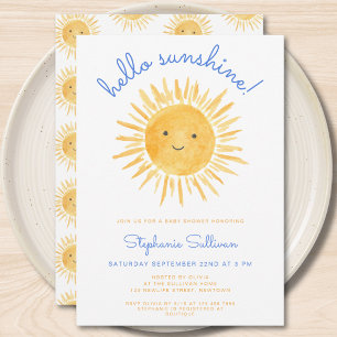 Baby shower van Sunshine Boy Kaart