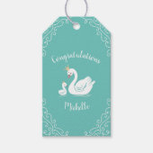  Baby shower van Swan Cadeaulabel (Voorkant)