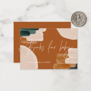 baby shower van terracotta voor baby notitiekaartje