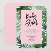 Baby shower van Tropics Kaart (Voorkant / Achterkant)