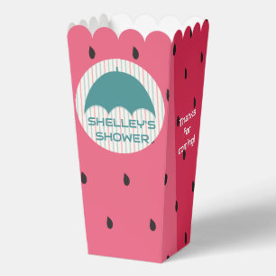 Baby shower van watermeloenen bedankdoosjes