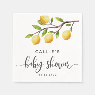 Baby shower van Waterverf van Lemon Servet