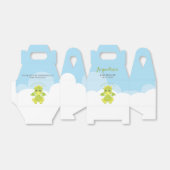 Baby shower van Whimsical Boy Dragon Bedankdoosjes (Uitgevouwen)