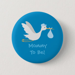 Baby shower van Whimsical Ronde Button 5,7 Cm