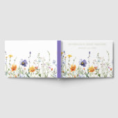 Baby shower van wilde bloemen gastenboek (Volledig)