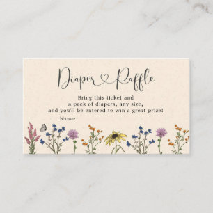  Baby shower van wilde bloemen Informatiekaartje