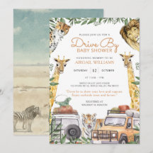 Baby shower van wilde Safari-dieren
