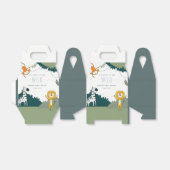 Baby shower van wilde tropische Oerwouden Bedankdoosjes (Uitgevouwen)