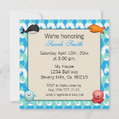 Baby shower van Zeeen Kaart (Achterkant)