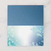 Baby shower van zeeen schildpadden onder het Zee (Buitenkant ongevouwen)