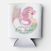 Baby shower van Zeemeermin Blikjeskoeler (Voorkant)