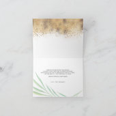 Baby shower Végétation tropicale Merci (Intérieur)