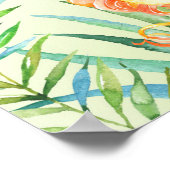 Baby shower verjaardagszitje poster (Hoek)