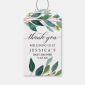 Baby shower vert Favoriser les étiquettes (Devant)