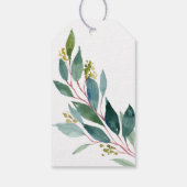 Baby shower vert Favoriser les étiquettes (Dos)