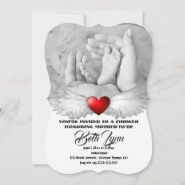 Baby shower Verwachtende partij bestemming Kaart