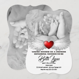 Baby shower Verwachtende partij bestemming Kaart