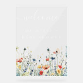 Baby-Shower Vibrante de Fleurs Sauvages (Recto)