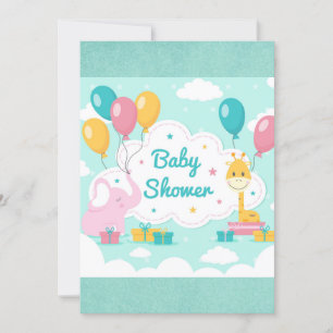 baby shower vieren kaart