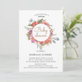 baby shower virtuel de printemps Invitation (Debout devant)