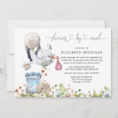 Baby shower virtuel par invitation par courrier (Devant)