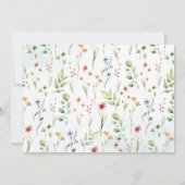 Baby shower virtuel par invitation par courrier (Dos)