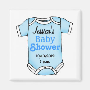 Baby shower voor baby boy magneet