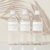 Baby shower voor ballonnentoilet waterfles etiket