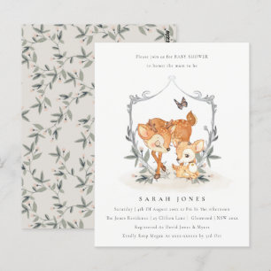 Baby shower voor begrotingsmiddelen van de gemeent briefkaart