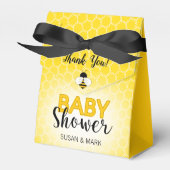 Baby shower voor bijenthema's bedankdoosjes (Voorkant Zijde)