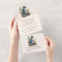 Baby shower voor Blauwgroen draak