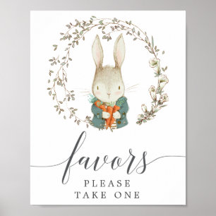  Baby shower voor botanische doeleinden Poster