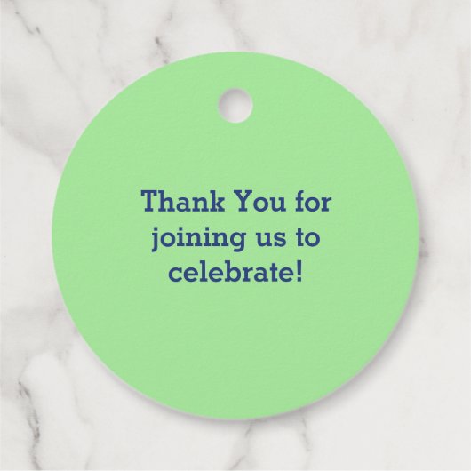 Baby shower voor bouwafval bedankjes labels (Achterkant)