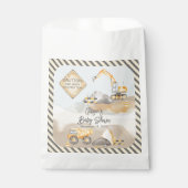 Baby shower voor bouwafval bedankzakje (Voorkant)