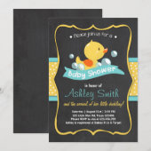 Baby shower voor eenden kaart (Voorkant / Achterkant)