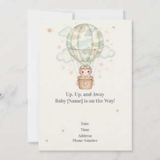 Baby shower voor gezinnen kaart