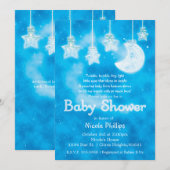 Baby shower voor hemelstaarster kaart (Voorkant / Achterkant)