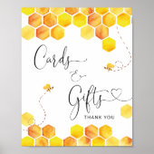 Baby shower voor honingbijen poster (Voorkant)