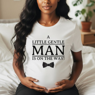 Baby Shower voor Jongen Kleine Heer Op Komst Boord T-shirt