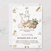 Baby shower voor kinderspeelgoed kaart (Voorkant)