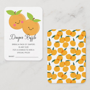 Baby shower voor kleine stukjes luidere raffle informatiekaartje