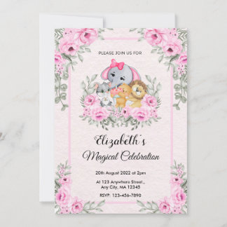 Baby shower voor magische feestdagen kaart