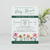 Baby shower voor paren die neutraal zijn voor de g kaart (Staand voorkant)