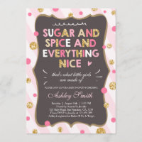 Baby shower voor suiker en specerijen