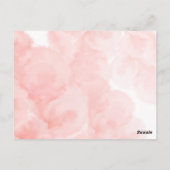 Baby shower voor Warm luchtballon, Briefkaart voor (Achterkant)