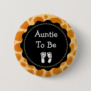 Baby shower voor Zebra-afdrukken Ronde Button 5,7 Cm