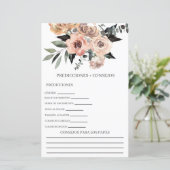 Baby shower voorspellingen in het Spaans (Staand voorkant)