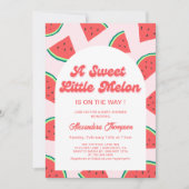 Baby shower watermeloen kaart (Voorkant)
