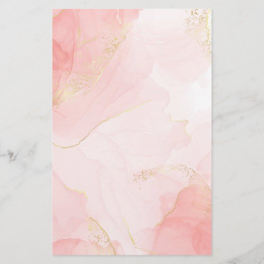 Baby shower wenst Baby Magenta Roos roze (Achterkant)